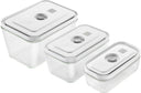 Zwilling Vacuum Vershoudbakjes Fresh & Save - Glas - 3 delige set