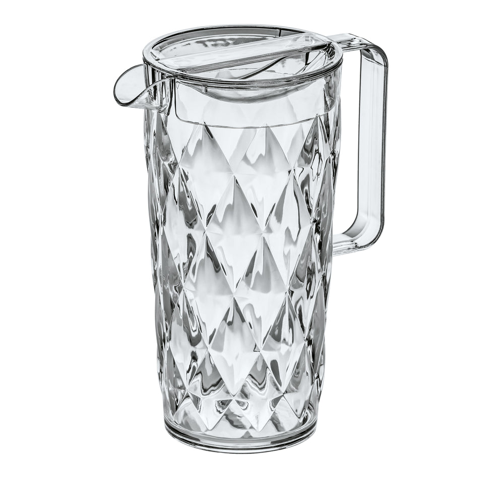 Koziol Schenkkan / Karaf - Onbreekbaar Superglas - Crystal 1.6 liter met 4 Waterglazen - 250 ml