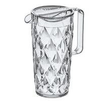 Koziol Pitcher / Carafe - unbreakable - Crystal 1.6 Liter with 4 Water Glasses 250 ml