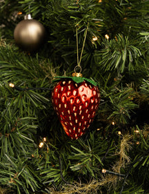 Nordic Light Christmas Ball Strawberry 10 cm