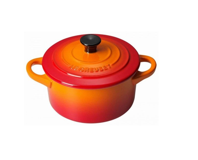 Le Creuset Serveerpan / Mini Braadpan Signature - Oranjerood - ø 10 cm / 250 ml