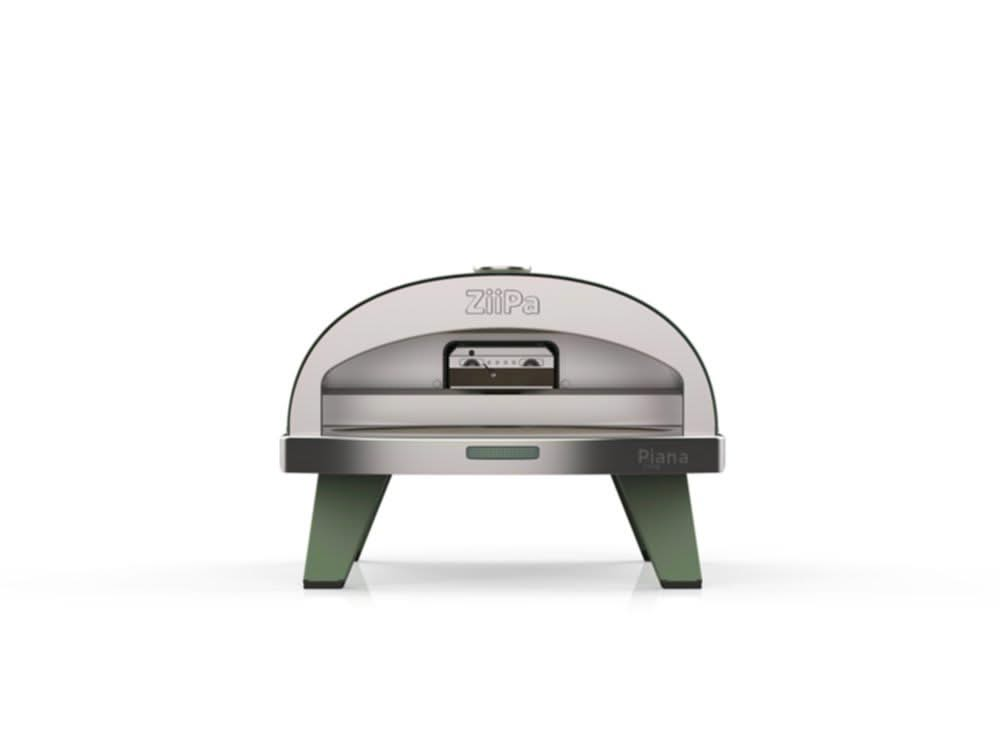 ZiiPa Pizza Oven Piana - Gas model - with Thermometer - Eucalyptus - for ø 30 cm pizzas