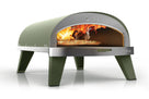 ZiiPa Pizza Oven Piana - Gas model - with Thermometer - Eucalyptus - for ø 30 cm pizzas - Rotating pizza stone