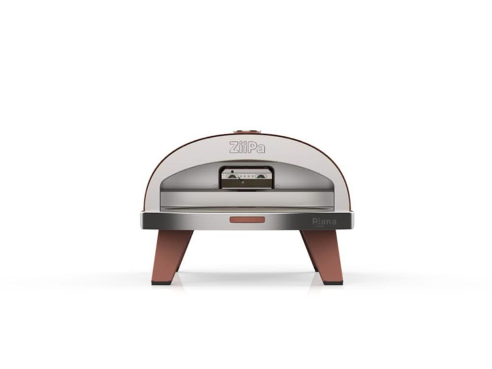 ZiiPa Pizza Oven Piana - Gas model - with Thermometer - Terracotta - for ø 30 cm pizzas