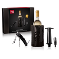 Vacu Vin Wijnset Premium - Zwart - 4 delige set