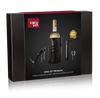 Vacu Vin Wijnset Premium - Zwart - 4 delige set