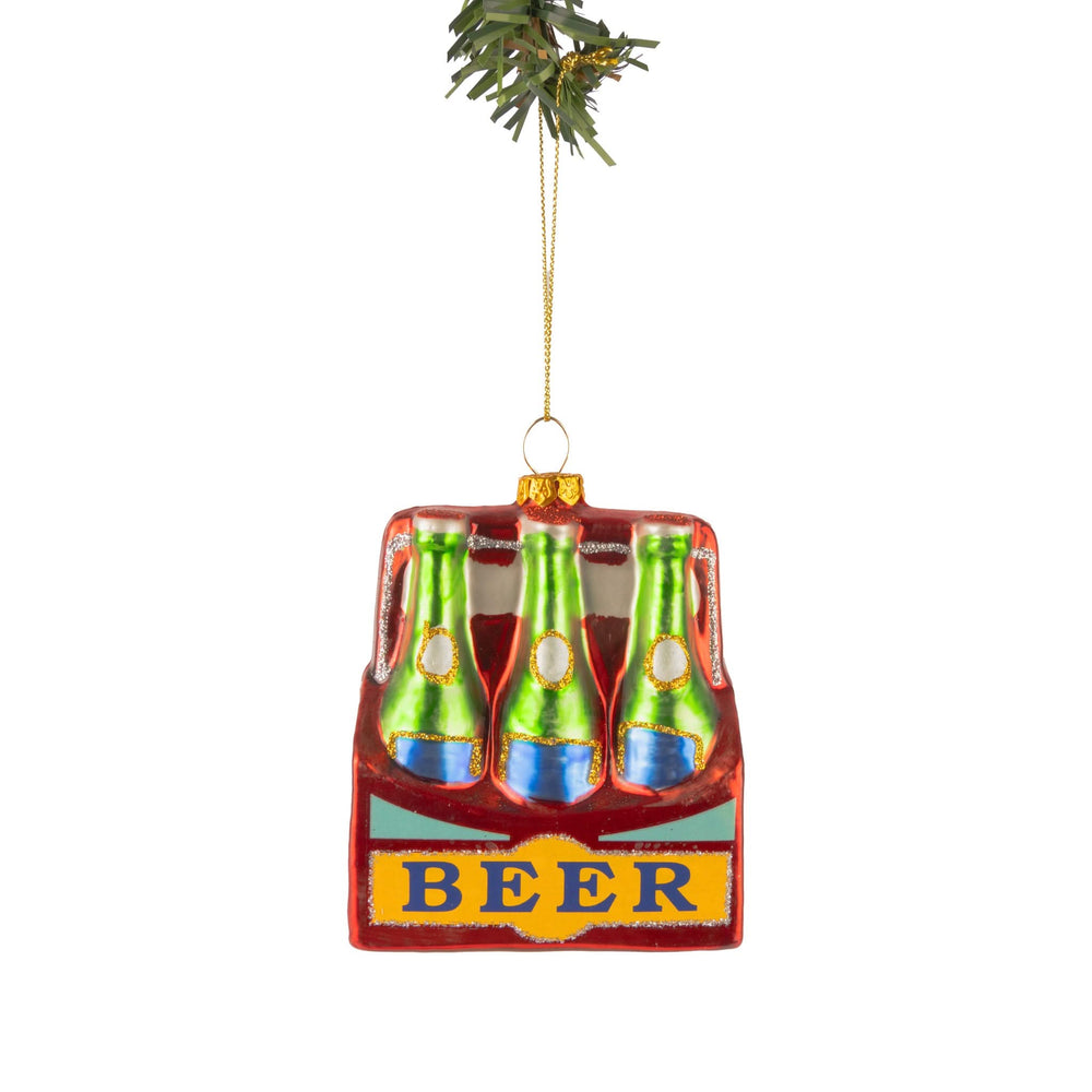 Nordic Light Christmas ball Six Pack Beer 11 cm