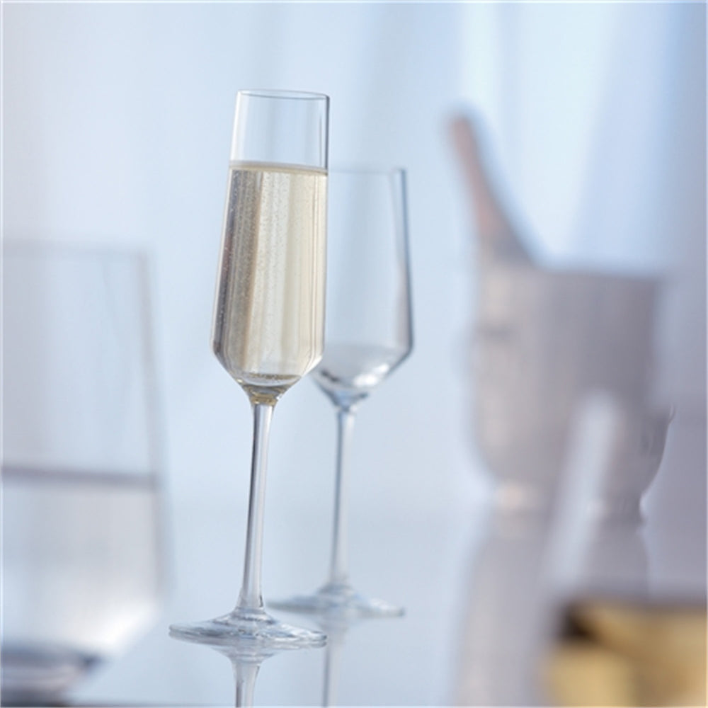 Zwiesel Glas Champagneglazen Pure - 215 ml - 6 stuks