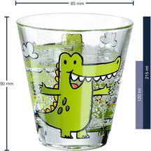 Leonardo Children's Glass Set Bambini Crocodile 215 ml - 3-Piece