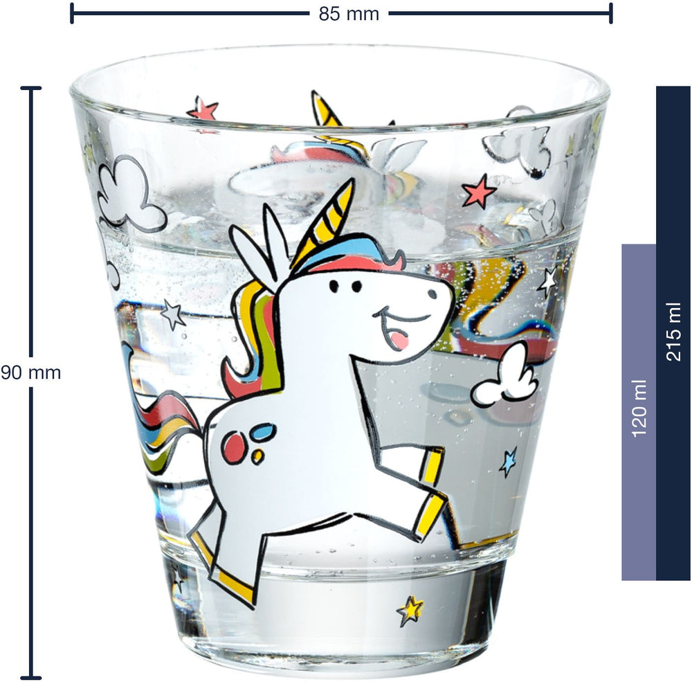 Leonardo Kinderglas Set Bambini Unicorn 215 ml - 3-Delig