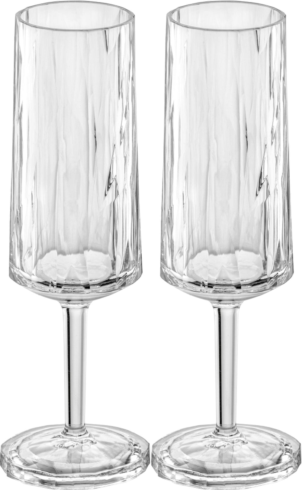 Koziol Champagneglazen - Onbreekbaar Superglas 100 ml - 2 stuks