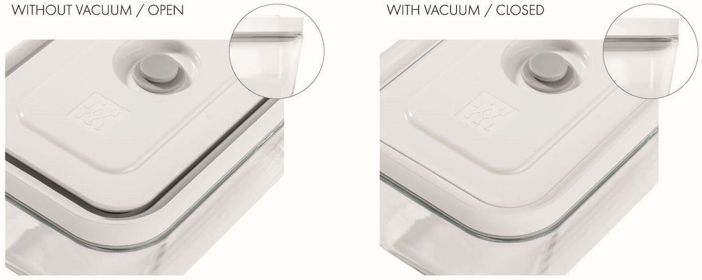 Zwilling Vacuüm Vershoudbakje Fresh & Save - Kunststof - 18 x 11 x 10 cm / 1.1 liter