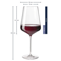 Leonardo Wine Glass Set (Red Wine Glasses + White Wine Glasses) Puccini 12-Piece