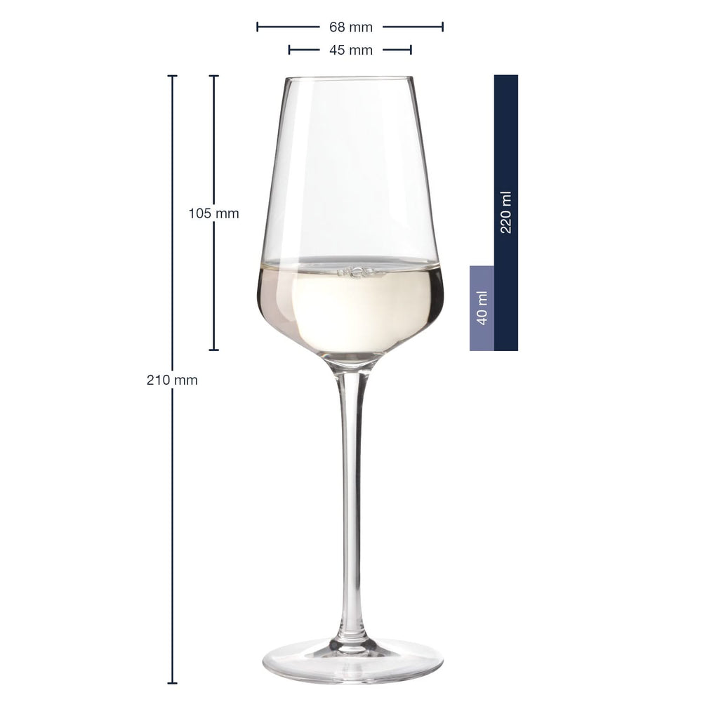 Leonardo Grappa Glasses Puccini 220 ml - 6 Pieces