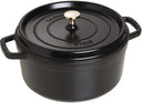 Staub Casserole Cocotte Black - ø 26 cm / 5.2 Liter