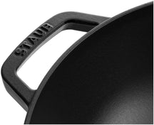 Staub Wok Black - ø 30 cm / 4.4 Liter - enamelled non-stick coating