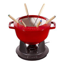 Staub Fondue Set Cherry - ø 20 cm / 2.36 liter