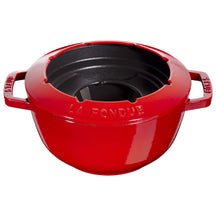 Staub Fondue Set Cherry - ø 20 cm / 2.36 liter