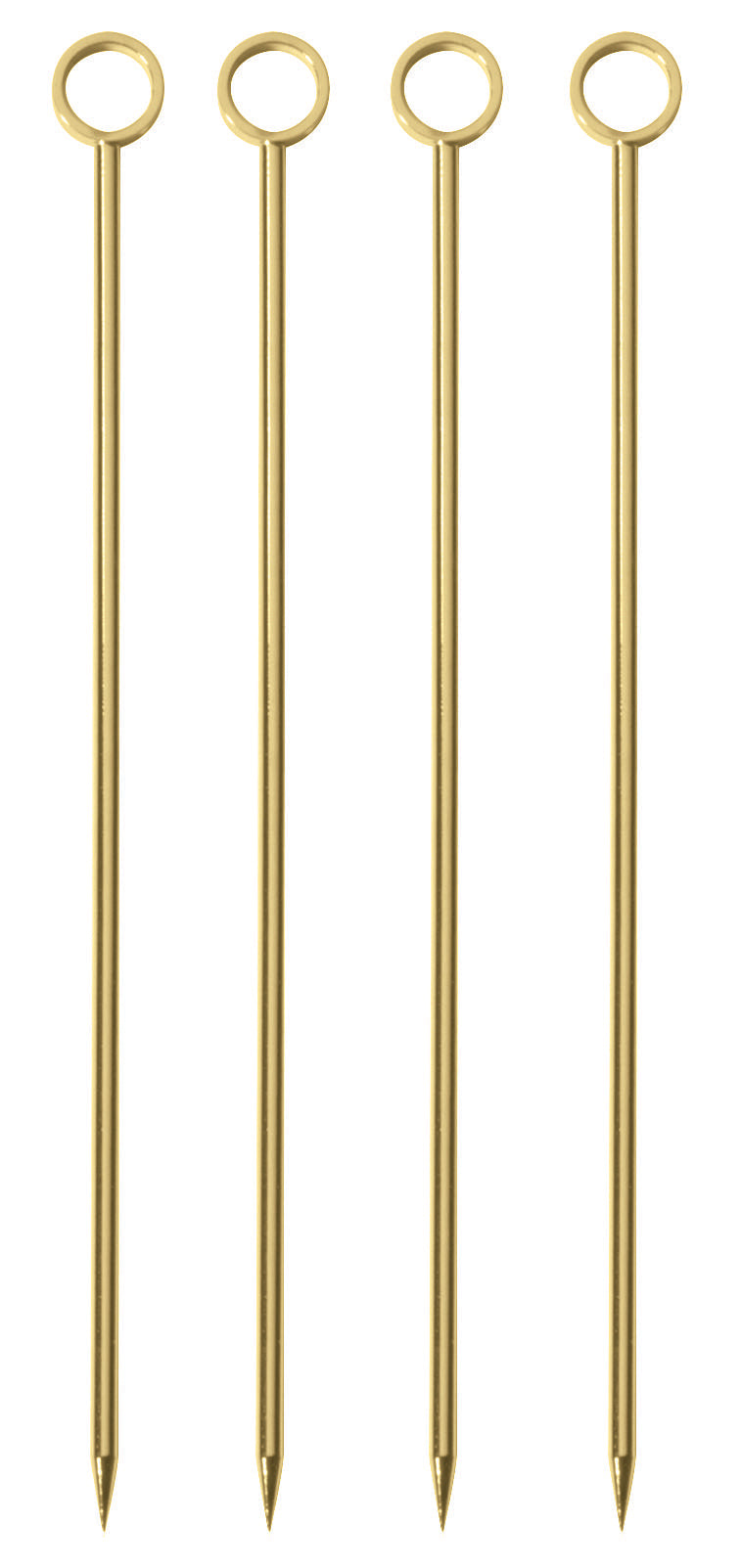 Paderno Cocktailprikkers BAR - Goud - 10 cm - 4 stuks