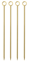 Paderno Cocktailprikkers BAR - Goud - 10 cm - 4 stuks