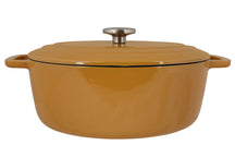 Cosy & Trendy Braadpan Fontestic cast iron Amber Gold oval - 31 x 24 cm - Enameled