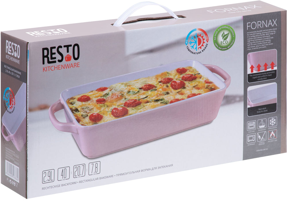 Resto Kitchenware Ovenschaal Fornax - Roze - 40 x 21 cm / 2.9 liter