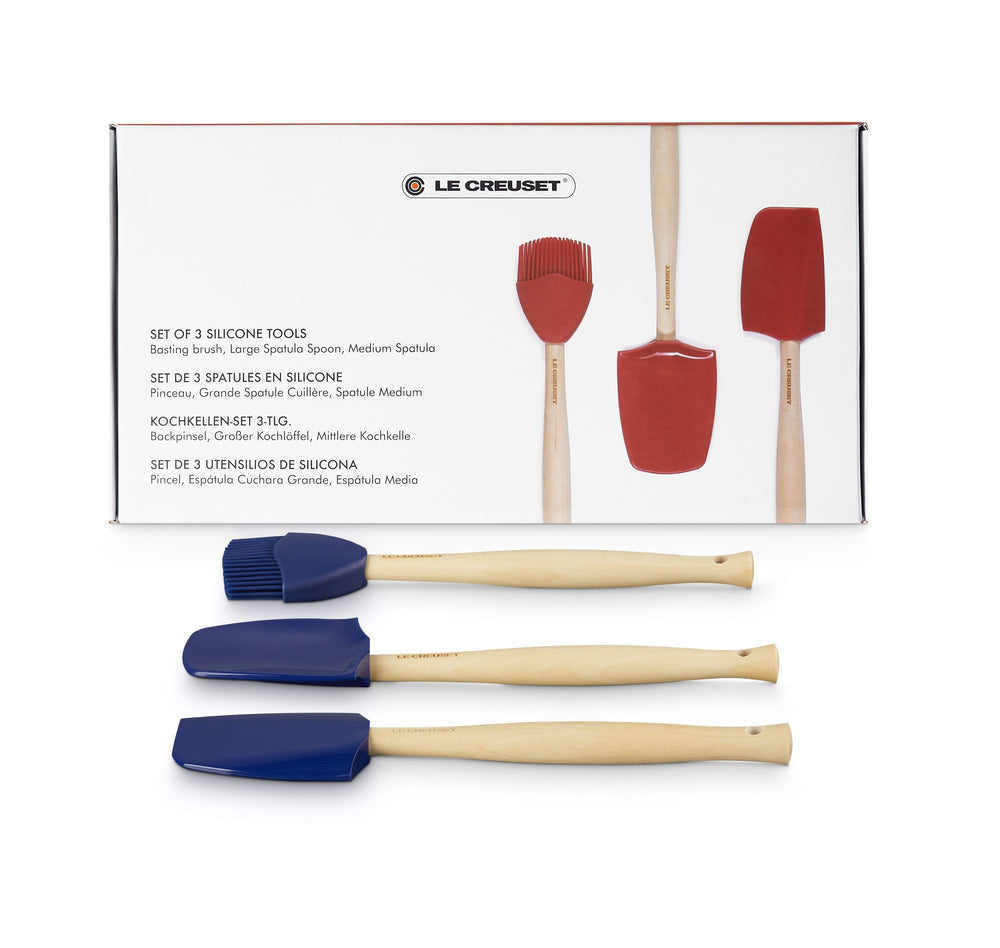 Le Creuset Spatula set - 3 pieces - Premium - Azure