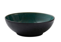 Bitz Deep Plate Gastro Black/Green ø 24 cm