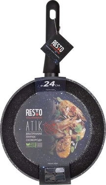 Resto Kitchenware Frying Pan Set Atik ø 22 + 24 + 26 + 28 cm - Induction and all other heat sources