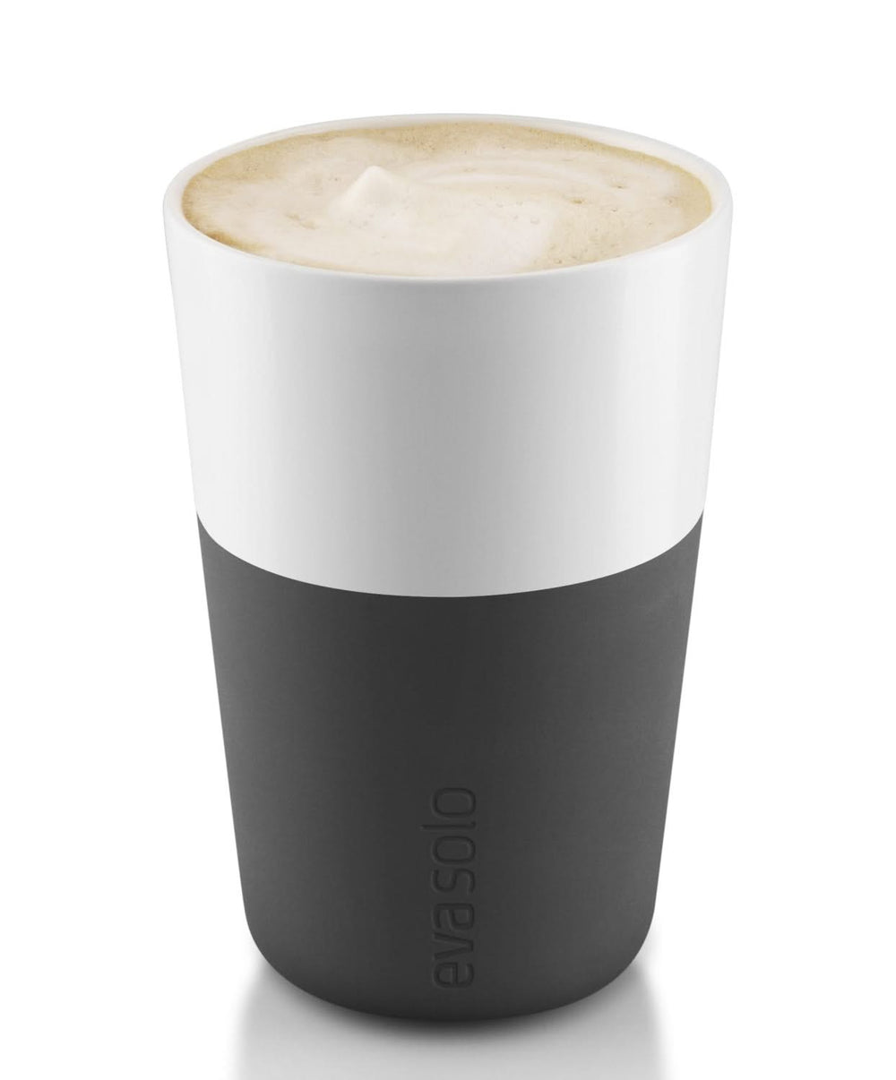 Eva Solo Latte Macchiato Cup Black 360 ml - 2 Pieces