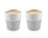 Eva Solo Espresso cups Marble Grey 80 ml - 2 Pieces