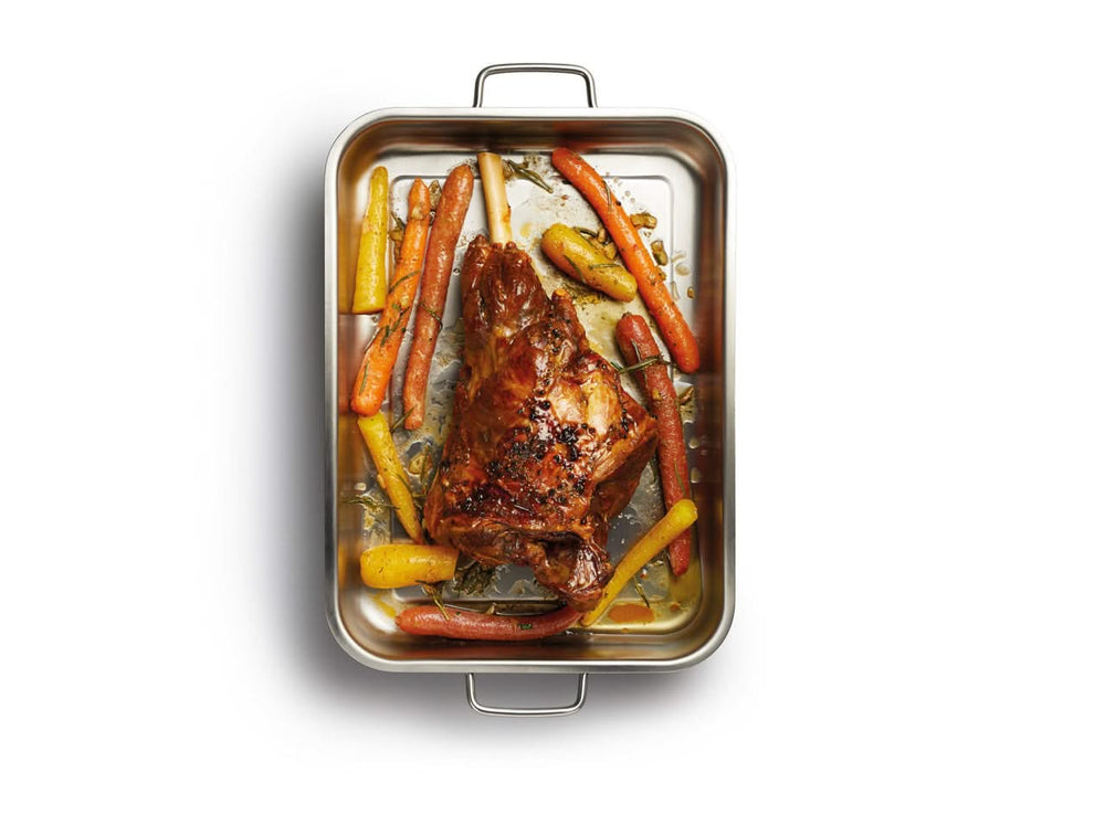 MasterClass Roasting Tin Stainless Steel - 37 x 27 cm