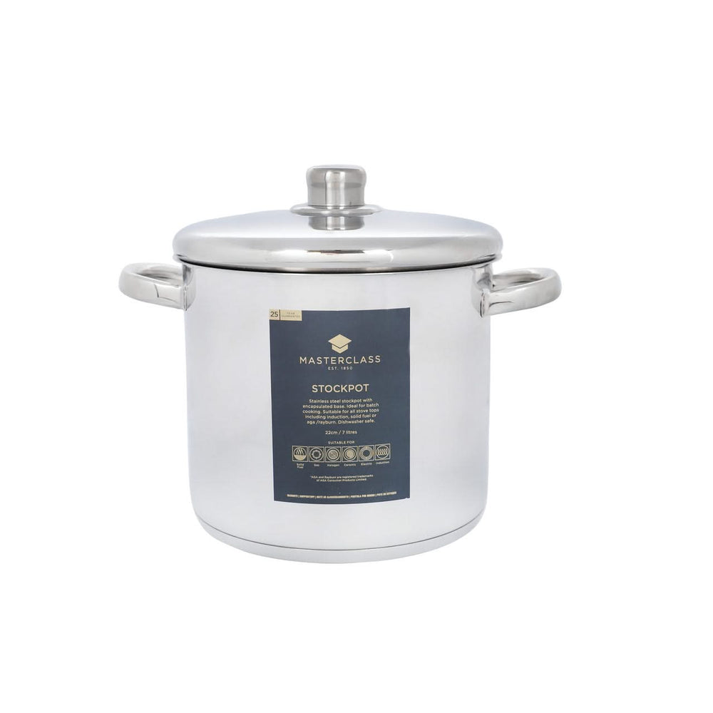 MasterClass Stock Pot - ø 22 cm / 7 Liter