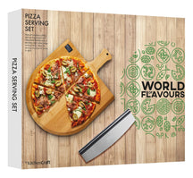 KitchenCraft Pizza Set World of Flavours - 2-Piece