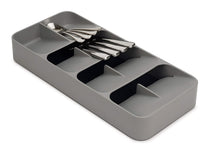 Joseph Joseph Cutlery Organiser 8-sections - DrawerStore - Grey - 39 x 18 cm