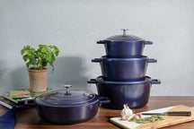 MasterClass Casserole Blue - ø 28 cm / 4 Liter - standard non-stick coating