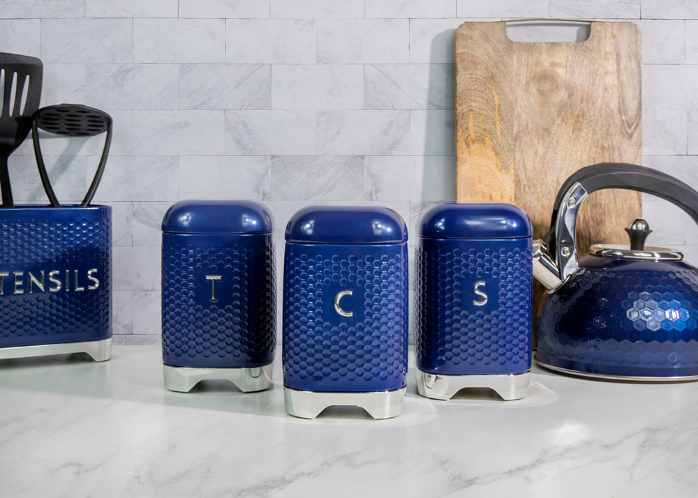 KitchenCraft Voorraadpotten Lovello Midnight Navy 3 stuks