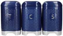 KitchenCraft Voorraadpotten Lovello Midnight Navy 3 stuks