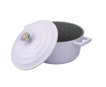 MasterClass Casserole Lavender - ø 20 cm / 2.5 Liter - standard non-stick coating