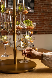 Artesa Cocktail Boom - for 8 to 12 glasses - Gold