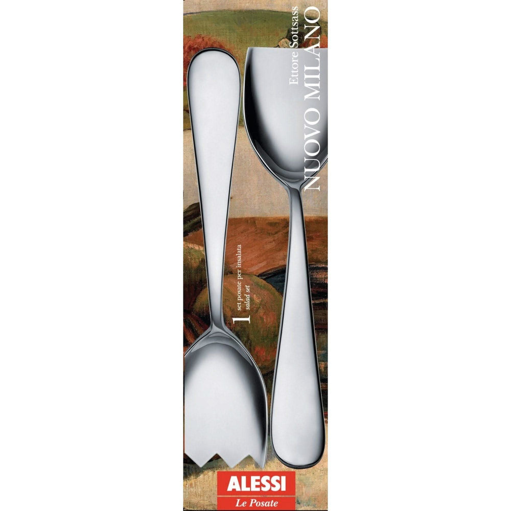 Alessi Saladebestek Nuovo Milano - 5180/14 - door Ettore Sottsass