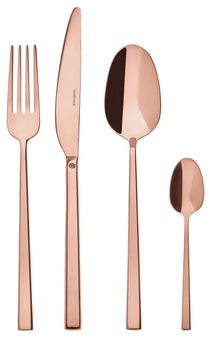 Sambonet Cutlery Set Rock Copper 24-piece