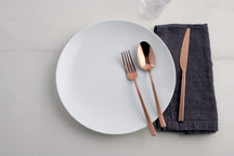 Sambonet Cutlery Set Rock Copper 24-piece