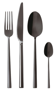 Sambonet Cutlery Set Rock Black 24-piece