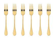 Sambonet Cake Forks Royal Gold 6 Pieces