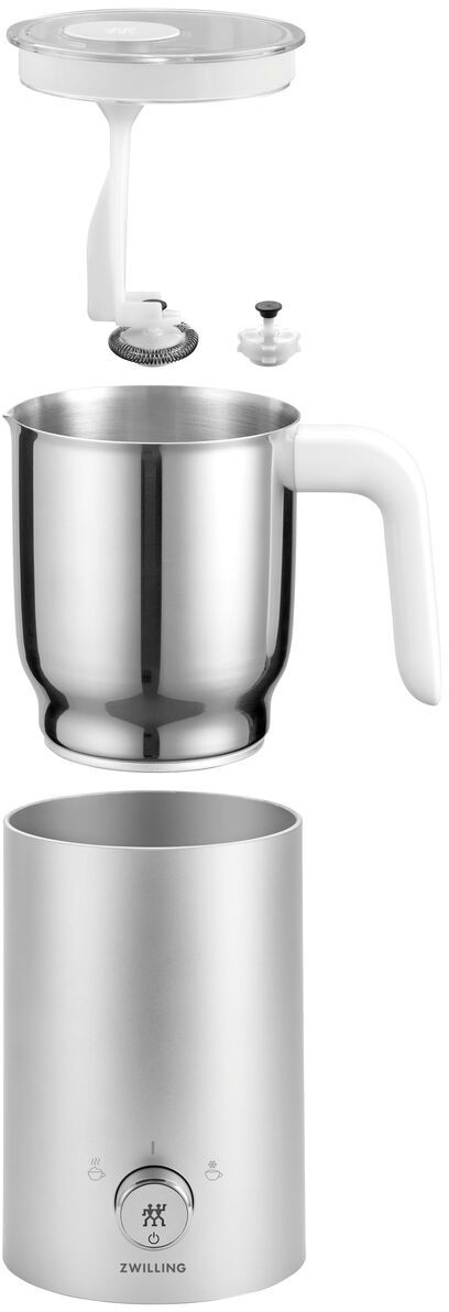 Zwilling Melkopschuimer Enfinigy - 400 ml - Zilver/Wit