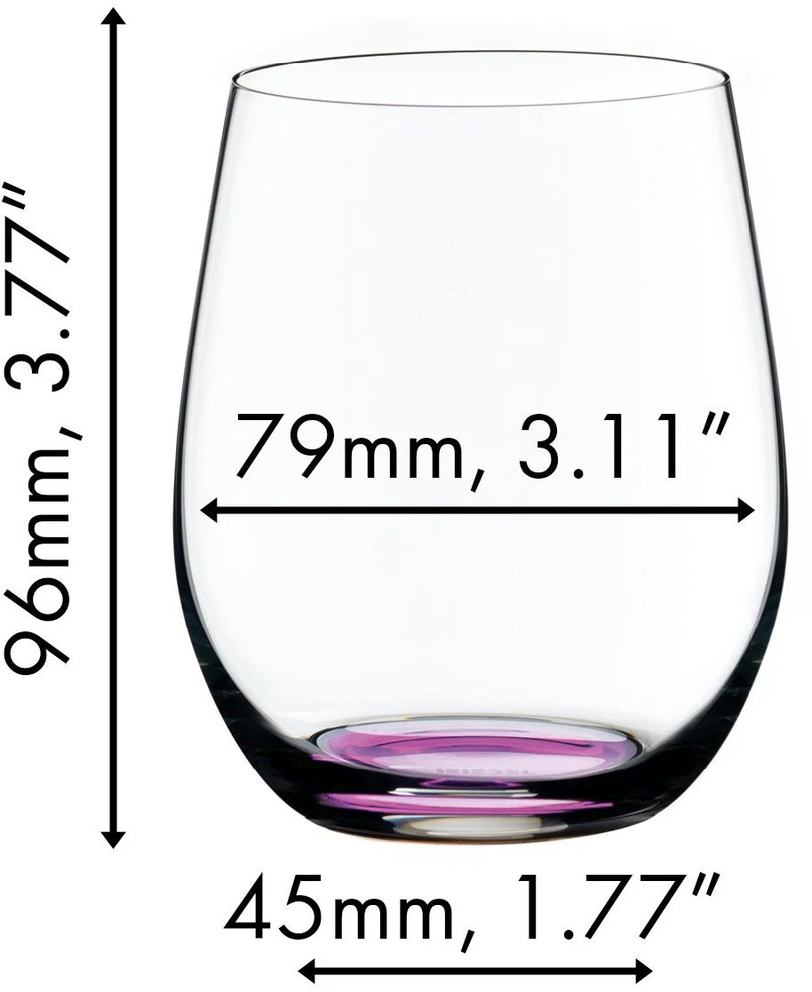 Riedel Tumbler - Waterglas Happy O - Vol 2 - 4 stuks