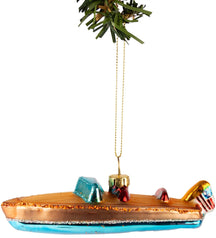 Nordic Light Christmas Ball Riva Boat 13 cm