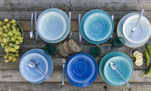 Villa d'Este Dinnerware Set Baita Acqua Ocean 18-Piece