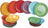 Villa d'Este Dinnerware Set Baita Colouri 18-Piece